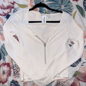 ASOS Collusion zip front top